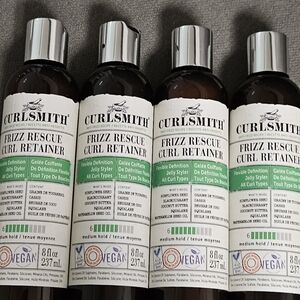 Curlsmith Frizz Rescue Curl Retainer – 8 fl oz (237 mL) – Lot of 4